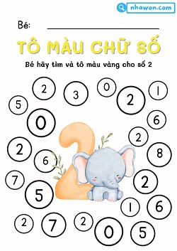tô màu số 2