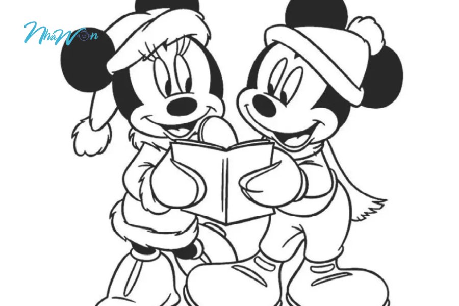 88+ Bộ tranh tô màu chuột Mickey đầy ngộ nghĩnh, đáng yêu