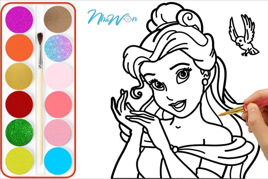 Khám phá bộ sưu tập tranh tô màu Elsa cho bé siêu dễ thương