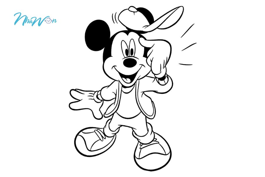 Lợi ích tranh tô màu mickey