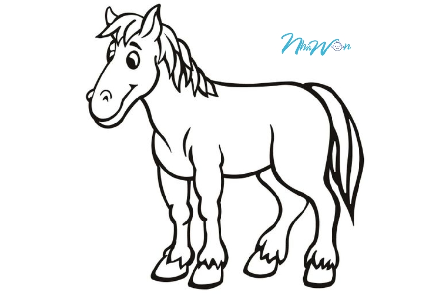 Sức hút bộ tranh tô màu chú ngựa Pony