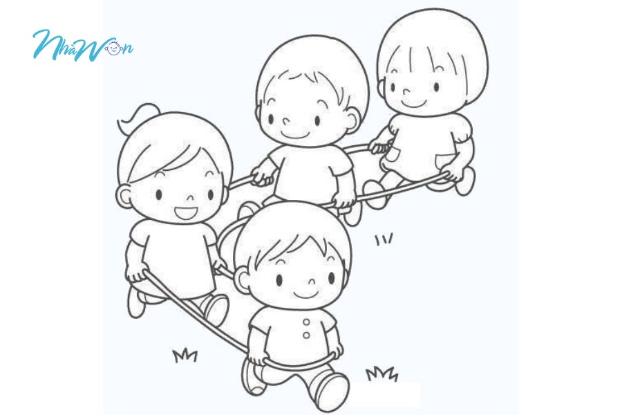Tranh tô màu 5 tuổi