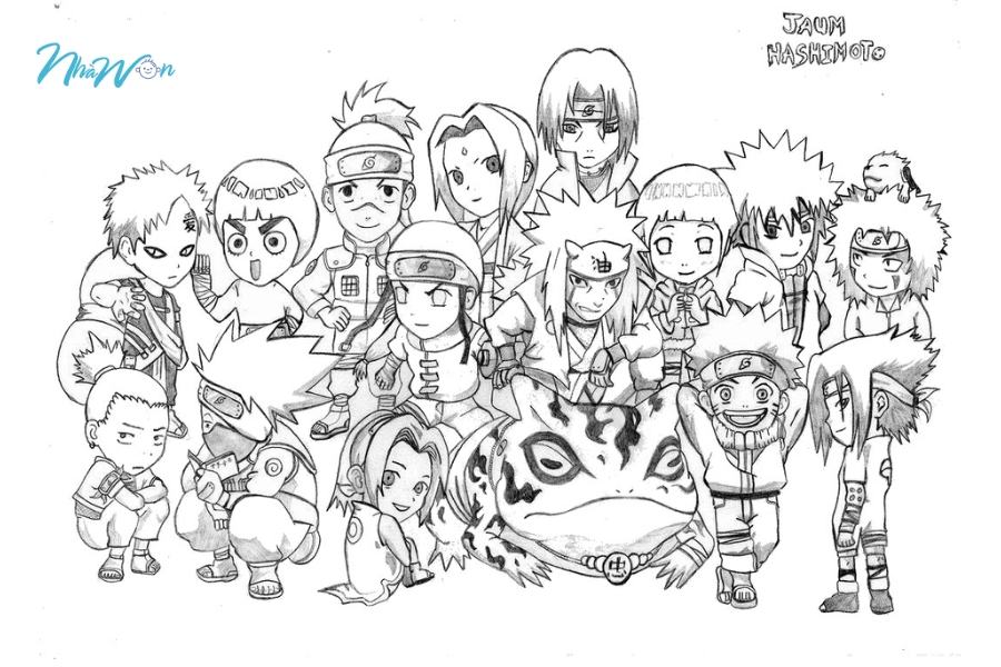 Tranh tô màu Anime