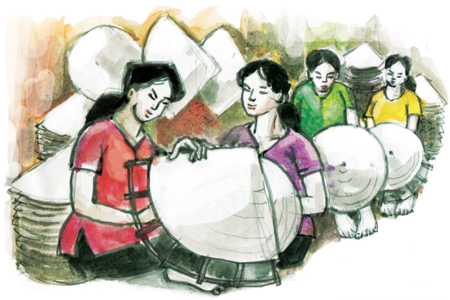 Tranh tô màu nghề nghiệp làm nông