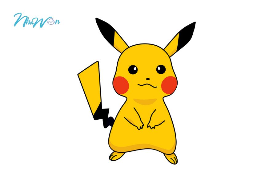 Tranh tô màu pikachu được yêu thích