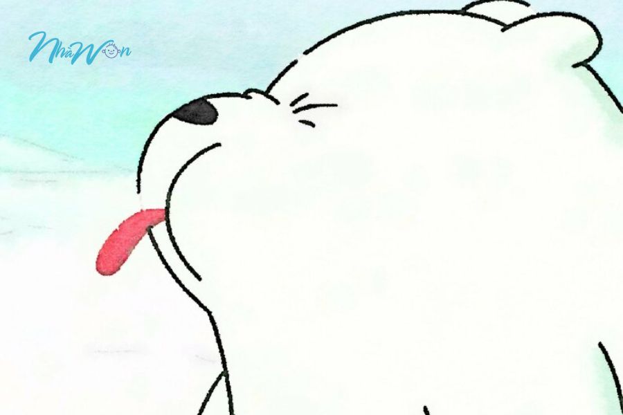 Tranh tô màu we bare bears được yêu thích